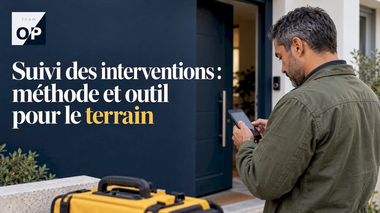 Suivi des interventions : méthode et outil pour le terrain